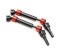 XAQRYQO Arbre de Transmission RC pour Traxxas pour E-Revo pour Summit pour E-Maxx 1/10RC Car 2Pcs Accessoires De Mise À Niveau D'essieu d'arbre Transmission Joint CVD en Acier Dur