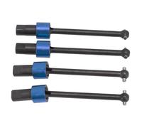 XAQRYQO Arbre de Transmission RC pour Traxxas pour LaTrax pour Teton 1/18 RC Pièces De Mise À Niveau De Voiture 4 Pièces Arbre D'entraînement Avant Et Arrière en Métal Arbre Transmission CVD(Blue)