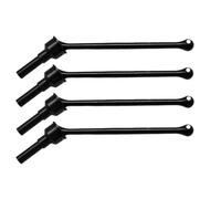 XAQRYQO Arbre de Transmission RC pour Traxxas pour MAXX pour Widemaxx 1/10 RC, Pièces De Voiture, 4 Pièces, Arbre D'entraînement Étendu Avant Et Arrière en Acier CVD avec Coupelle d'arbre