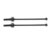 XAQRYQO Arbre de Transmission RC pour Traxxas pour Sledge 1/8 rc Cars 2 Pièces Arbre D'entraînement Avant Et Arrière en Métal Arbre D'entraînement CVD 9550 9654X Accessoires De Mise À Niveau(Black)