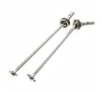 XAQRYQO Arbre de Transmission RC pour Traxxas pour Sledge 1/8 rc Cars 2 Pièces Arbre D'entraînement Avant Et Arrière en Métal Arbre D'entraînement CVD 9550 9654X Accessoires De Mise À Niveau(Silver)