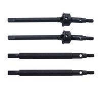 XAQRYQO Arbre de Transmission RC pour Traxxas pour TRX4M, Arbre D'entraînement Avant Et Arrière en Métal, Arbre De Transmission CVD 1/18 RC, Mise À Niveau De Voiture Accessoires