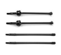 XAQRYQO Arbre de Transmission RC pour Traxxas pour UDR Arbre De Transmission Avant Et Arrière en Métal, Arbre De Transmission CVD 8539 8550 8553 1/7 RC, Pièces De Voiture(Black,Front and Rear)