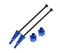 XAQRYQO Arbre de Transmission RC pour Traxxas pour X-MAXX 1/5 RC, Pièces De Voiture, en Métal, Arbre D'entraînement Étendu De 10mm, Arbre D'entraînement CVD avec Roue Cannelée Hexagonale(Blue)