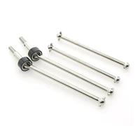 XAQRYQO Arbre de Transmission RC pour Wltoys 104001 4 Pièces Arbre D'entraînement Universel en Métal Axe De Transmission CVD Dogbone 1/10 RC Pièces De Mise À Niveau De Voiture Rechange