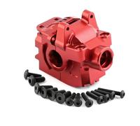 XAQRYQO Boîte de Vitesses Double pour Traxxas pour Slash 4X4 pour VXL pour Rustler pour Stampede pour Hoss 1/10 rc Car Boîtier De Différentiel Avant Arrière Coque Boîte Vitesses(Red,Front)