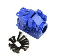 XAQRYQO Boîte de Vitesses Double pour Traxxas pour Slash 4X4 pour VXL pour Rustler pour Stampede pour Hoss 1/10 rc Car Boîtier De Différentiel Avant Arrière Coque Boîte Vitesses(Blue,Rear)