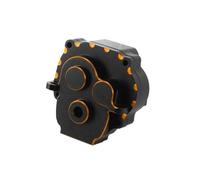 XAQRYQO Boîte de Vitesses Double pour Traxxas pour TRX-4M 1/18 RC, Pièces De Mise À Niveau Voiture sur Chenilles, Accessoires Transmission en Métal, Boîtier Boîte Vitesses