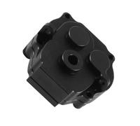 XAQRYQO Boîte de Vitesses Double pour Traxxas pour TRX-4M Boîte De Vitesses Transmission en Métal Boîtier 1/18 RC Crawler Car Upgrade Parts Accessories(Black)