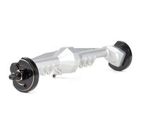 XAQRYQO Essieu de Voiture RC pour Axial pour Capra Pièces De Voiture RC 1/10, Ensemble D'essieux Portail Décalés en Aluminium Usiné, Couvercle Entièrement Assemblé(Silver,Rear)