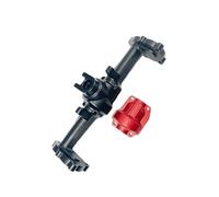 XAQRYQO Essieu de Voiture RC pour HOBBYPLUS CR18P pour Rock pour Van 1/18 rc Car Boîtier D'essieu Avant Arrière Mise À Niveau Pièces en Alliage D'aluminium(Black,Rear)