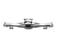 XAQRYQO Essieu de Voiture RC pour Losi pour Super pour Baja pour Rey 2.0 Boîtier D'essieu Arrière en Aluminium 7075 CNC pour Voiture Télécommandée 1/6, Pièces Et Accessoires Mise À Niveau(Silver)