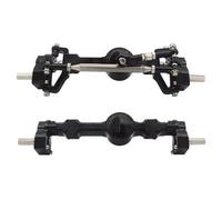 XAQRYQO Essieu de Voiture RC pour MN D90 MN-90 MN96 MN98 M S MN45 Pièces De Mise À Niveau Voiture RC 1/12 Accessoires Essieu Portail Avant Et Arrière en Métal