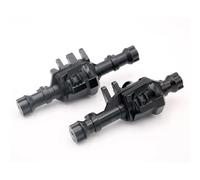 XAQRYQO Essieu de Voiture RC pour Traxxas pour TRX4 Boîtier D'essieu Avant Et Arrière en Métal pour Voiture À Chenilles RC 1/10, Coque avec Couvercle, Pièces De Mise Niveau(Front and Rear)