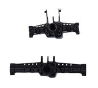 XAQRYQO Essieu de Voiture RC pour Traxxas TRX-4M Boîtier D'essieu Avant Et Arrière en Métal Pièces Accessoires De Mise À Niveau pour Voiture sur Chenilles RC 1/18(Black)