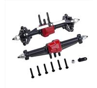 XAQRYQO Essieu de Voiture RC pour Trx4m 1/18 Modèles De Voitures Télécommandées, Pièces Rechange, Accessoires, Essieux Avant Et Arrière en Métal