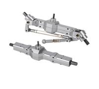 XAQRYQO Essieu de Voiture RC pour WPL C14 C24 C34 C44 B14 B24 Essieu De Pont Avant Arrière en Métal Pièces Mise À Niveau Voiture Camion RC 1/16 Accessoires