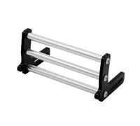 XAQRYQO Pare-Chocs RC pour Axial pour SCX10 pour Traxxas pour TRX4 Pièces De Rechange pour Mise À Niveau Véhicule Chenilles RC 1/10, Pare-Chocs Avant en Métal(Black)