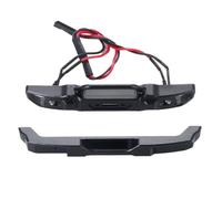 XAQRYQO Pare-Chocs RC pour Axial pour SCX24 AXI00006 pour Bronco Pièces De Mise À Niveau pour Voiture Chenilles RC 1/24, Support Pare-Chocs Avant Et Arrière avec Éclairage(Front and Rear)