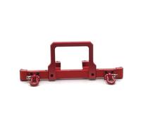 XAQRYQO Pare-Chocs RC pour MN D90 D91 D96 98 99S V1 pour Defender Voiture Télécommandée 1/12, Pare-Chocs Avant en Métal Anti-Collision(Red)