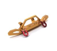 XAQRYQO Pare-Chocs RC pour MN D90 D91 D96 pour MN98 99S Pièces De Voiture Télécommandées 1/12, Mise À Niveau en Métal, Crochet Remorquage pour Pare-Chocs Avant(Yellow)