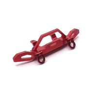 XAQRYQO Pare-Chocs RC pour MN D90 D91 D96 pour MN98 99S Pièces De Voiture Télécommandées 1/12, Mise À Niveau en Métal, Crochet Remorquage pour Pare-Chocs Avant(Red)