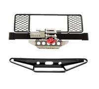XAQRYQO Pare-Chocs RC pour MN D90 D91 D99 pour MN99S Pièces De Rechange pour Mise À Niveau Voiture RC 1/12, Panneau Protection Pare-Chocs Avant Et Arrière en Métal, Treuil