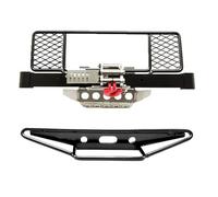 XAQRYQO Pare-Chocs RC pour MN D90 D91 D99 pour MN99S Pièces Détachées pour Voiture Télécommandée 1/12, Panneau De Protection Pare-Chocs Avant Et Arrière en Métal, Treuil