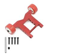 XAQRYQO Pièces RC pour Arrma 1/10 pour Granite pour Vorteks Big pour Rock 4x4 3S pour Mega550 pour Kraton pour Outcast 4x4 4S pour BLX Roues Barre Pièces De Mise À Niveau De Voiture RC(Red,Size 2)