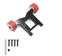XAQRYQO Pièces RC pour Arrma 1/10 pour Granite pour Vorteks Big pour Rock 4x4 3S pour Mega550 pour Kraton pour Outcast 4x4 4S pour BLX Roues Barre Pièces De Mise À Niveau De Voiture RC(Black,Size 2)