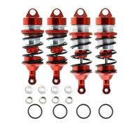 XAQRYQO Pièces RC pour Arrma 1/7 pour Infraction 6s pour Blx pour Felony 6s pour Blx pour Limitless pour Roller Pièces Et Accessoires Mise À Niveau De Voiture RC avec Amortisseur en Métal(Red)