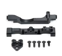 XAQRYQO Pièces RC pour Axial pour SCX10 III AXI03027 pour Wrangler AXI03007 pour Gladiator AXI03006 pour 1/10 Support De Montage De Servo RC Crawler Car Upgrade Parts(Black)