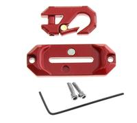 XAQRYQO Pièces RC pour Axial pour SCX10 pour Traxxas pour TRX4 1/8 1/10 Guide Corde Treuil Hawse Fairlead Garde Crochet Remorque Remorquage RC Pièces Mise À Niveau Voiture sur Chenilles(Red)