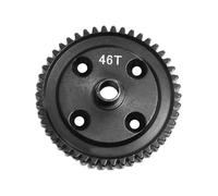 XAQRYQO Pièces RC pour KM pour Rally pour WRC pour Citron C3 1/7 46T 48T Engrenage Différentiel Central en Acier E8082 RC pour Rally Car Upgrade Parts Accessoires De Remplacement(46t)