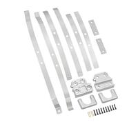 XAQRYQO Pièces RC pour MN82 LC79 1/12 Kit De Fixation De Ressort De Plaque Ressort Fixation D'essieu Arrière en Métal Rc Cars DIY Pièces De Rechange Modifiées Accessoires De Remplacement(Set 2)