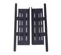 XAQRYQO Pièces RC pour SCX10 II 90046 pour Wrangler pour TRX4 TF2 1/8 1/10 pour Rock Sliders Pédale Réglable Marchepied Latéral RC Crawler Mise À Niveau Pièce Décoration(Black)