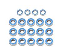 XAQRYQO Pièces RC pour Traxxas pour Slash 2WD pour Bandit pour Stampede pour Rustler 2WD 1/10 Pièces Mise À Niveau pour Voiture RC - Kit De Roulements Scellés De Remplacement 19 Pièces