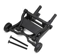 XAQRYQO Pièces RC pour Traxxas pour Slash 2WD pour Rustler pour Stampede pour Bandit 1/10 Pièces De Mise À Niveau De Voiture RC Wheelie Bar Accessoires De Voiture 3678 3678X(Black)