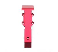 XAQRYQO Pièces RC pour Traxxas pour Slash pour E-revo pour Summit 1/16 Plaque De Protection Avant Et Arrière en Métal 7037 rc Cars Upgrade Parts Accessoires De Remplacement(Red,Front)