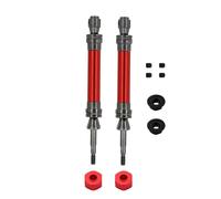 XAQRYQO Pièces RC pour Traxxas pour Slash pour Rustler pour Stampede pour Hoss pour VXL 4X4 1/10 Arbre D'entraînement Avant Arrière Métal Modification CVD Pièces Mise Niveau De Voiture RC(Green,Rear)