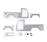 XAQRYQO Pièces RC pour Traxxas pour Trx4 pour Defender Rd110 1/10 Simulation Métal 324 Mm Empattement 2 Portes pour Pickup Truck Body Shell RC Crawler Car Parts(324mm-Fender 2)