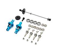 XAQRYQO Pièces RC pour Wltoys 284131 284010 K999 K969 K979 K989 P929 P939 Ensemble Roulements Différentiels D'engrenage d'arbre Transmission en Métal 1/28 Pièces Mise À Niveau Voiture RC(Blue)