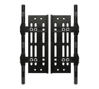 XAQRYQO Pièces Voiture RC pour Axial pour SCX10, 2 Pièces pour Curseurs De Roche, Pédale Réglable, Marchepied Latéral 1/10 RC, Mise À Niveau sur Chenilles