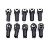 XAQRYQO Pièces Voiture RC pour Axial pour SCX10 pour Wraith 1/10 RC pour Pièces De Voiture Modèle 10 Tige Liaison Direction en Plastique Rotule M3 Extrémité Joint