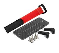 XAQRYQO Pièces Voiture RC pour Axial pour SCX10 Voiture RC 1/10 pour LCG pour Châssis Rails De Centre Gravité Inférieur Plateau Batterie en Plastique Support Récepteur ESC