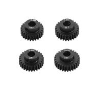XAQRYQO Pièces Voiture RC pour HSP 1/10 rc Car Upgrade Parts Accessories 4pcs 0.6M 5mm 17T 18T 20T 21T 23T 24T 25T 26T 27T 28T Pignon Moteur Gear Set(25T 26T 27T 28T)