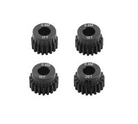 XAQRYQO Pièces Voiture RC pour HSP 1/10 rc Car Upgrade Parts Accessories 4pcs 0.6M 5mm 17T 18T 20T 21T 23T 24T 25T 26T 27T 28T Pignon Moteur Gear Set(17T 18T 19T 20T)