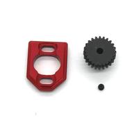 XAQRYQO Pièces Voiture RC pour MJX 14301 14302 14303 14209 14210 1/14 RC Télécommande Voiture Pièces Métalliques Base De Moteur Dents en Acier 23T(Red)