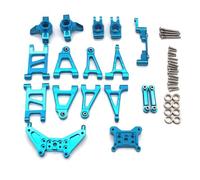 XAQRYQO Pièces Voiture RC pour MJX 14303 14301 14302 1/14 RC 4WD Télécommande Voiture Pièces De Mise À Niveau en Métal Fragile Ensemble 10(Blue)