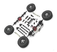 XAQRYQO Pièces Voiture RC pour MN82 pour LC79 pour MN78 1/12 RC Pièces De Voiture en Alliage D'aluminium Axe Portail Avant Et Arrière Modification Kits Bricolage(Black Upgrade Kit C)